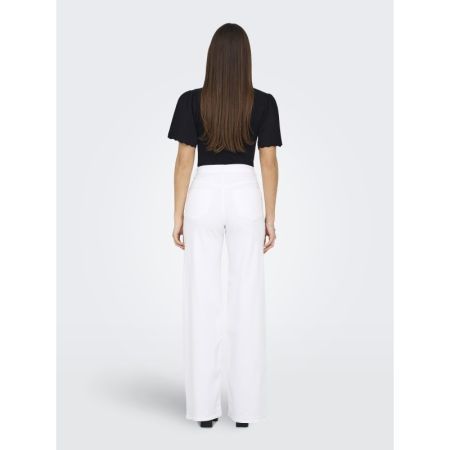 ONLMADISON BLUSH HW WIDE DNM C 177991 White