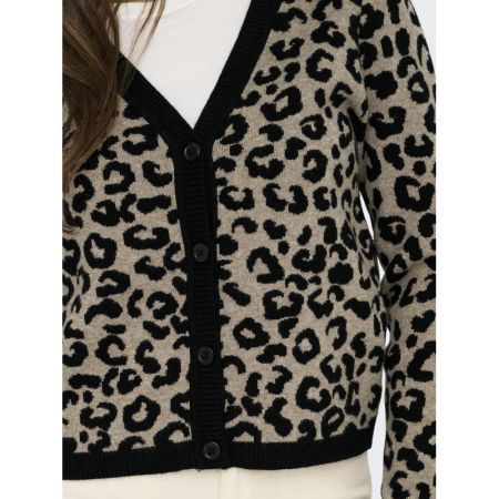 ONLLEO LS V-NECK CARDIGAN KNT BLACK