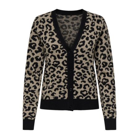 ONLLEO LS V-NECK CARDIGAN KNT BLACK