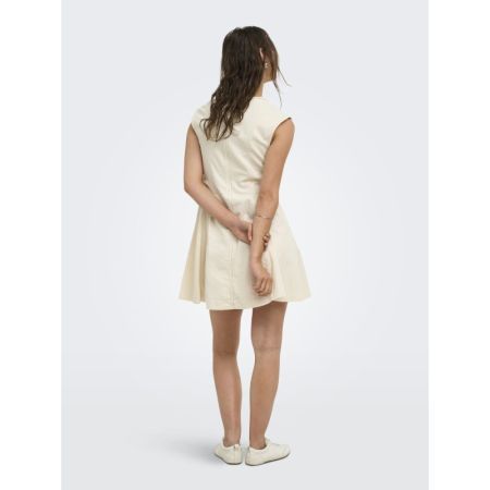 ONLFILUCA SL SHORT DRESS AKM 234755 Ecru